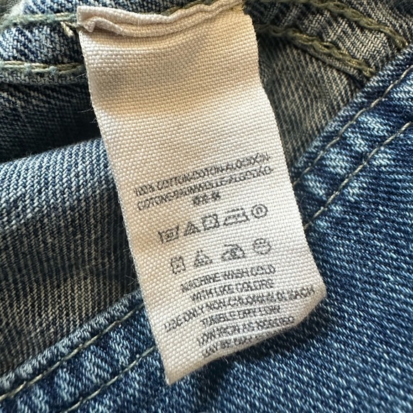 Free People Denim/Knit Jacket. Size XS. - Picture 5 of 5